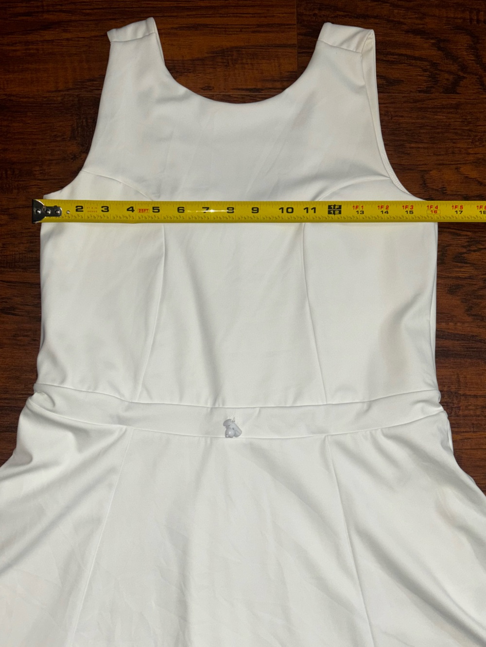 Southern Shirt Lined Performance Dress White Nylon Tennis Golf Dress with Shorts - Picture 6 of 10